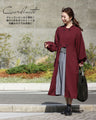 A sophisticated silhouette long coat for adults