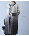 A classy and harmonious gradient cardigan