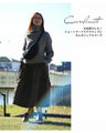 Warm and stylish fluffy quilted skirt