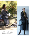 Warm and stylish fluffy quilted skirt