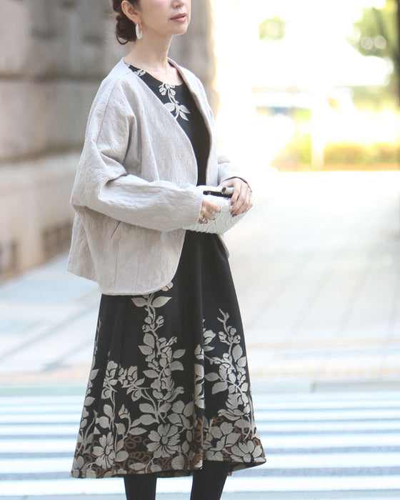 花舞う エレガントワンピース