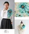 A scarf that adds a gorgeous touch to your outfit