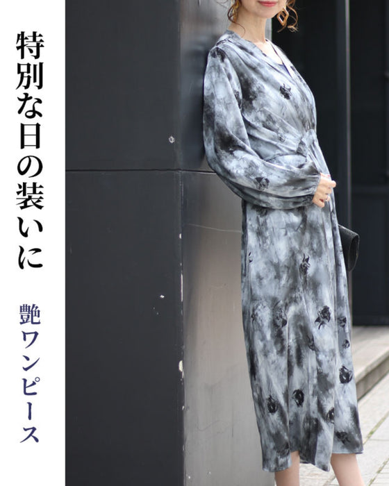 艶感美しい 品格ワンピース