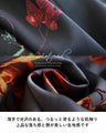 Shiny floral ribbon tie dress