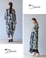 Elegant Flower Art Cocoon Dress