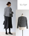 A classic tweed jacket for a clean and basic look