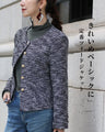 A classic tweed jacket for a clean and basic look