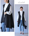 Add one to your everyday outfit with this asymmetrical long gilet
