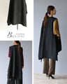 Add one to your everyday outfit with this asymmetrical long gilet