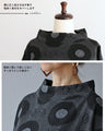 Relaxed top with floating circle pattern