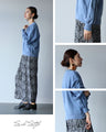 Beautiful color knit with a beautiful three-dimensional effect