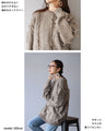 A beautiful, loose fringe knit that looks great