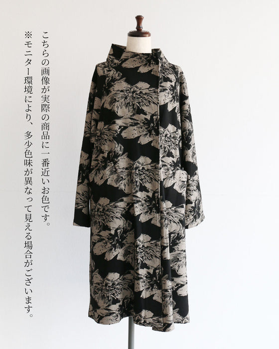 聡明なエレガンス 花咲く羽織り