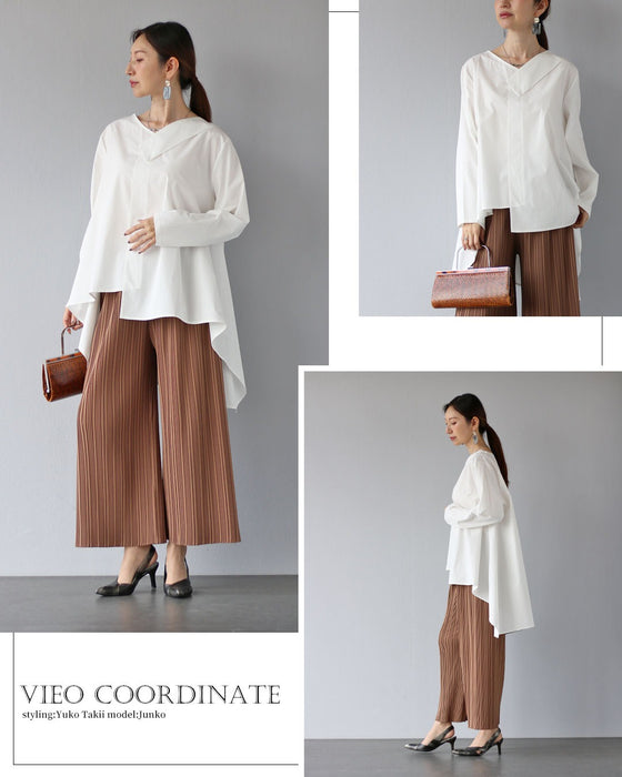 無難じゃ終わらせない、シルエットの力 変形アシメトップス