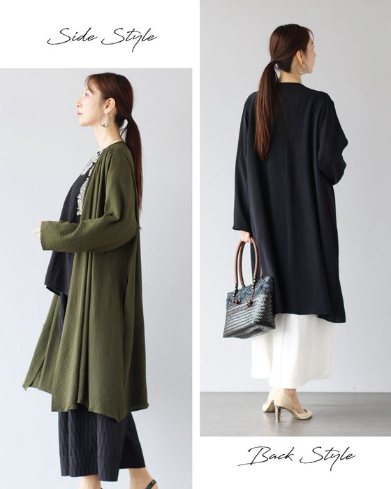 纏うだけで整う 美ドレープ羽織り