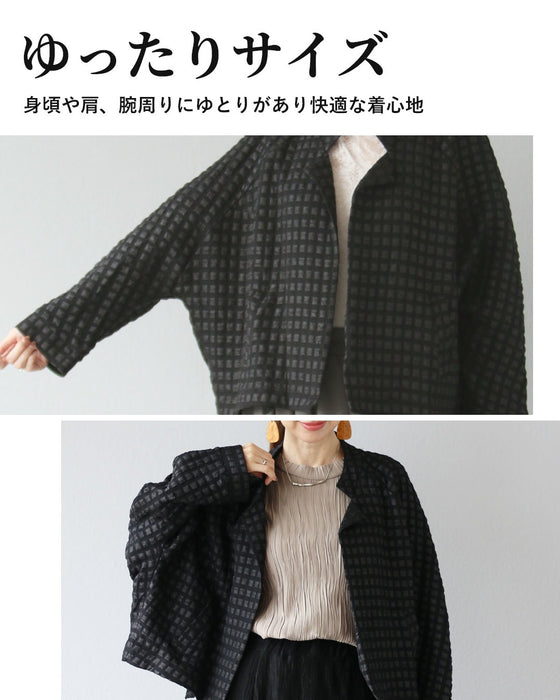 立体素材で描く　洗練ジャケット