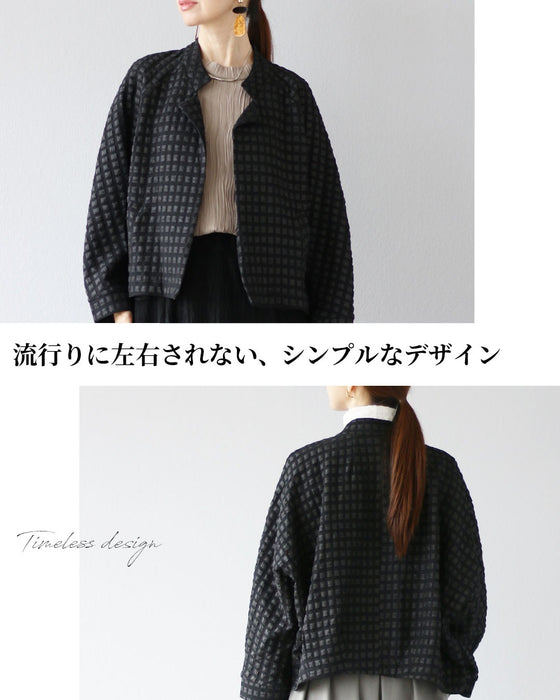 立体素材で描く　洗練ジャケット