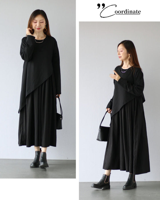 ナナメのススメ　スッキリ見せワンピース