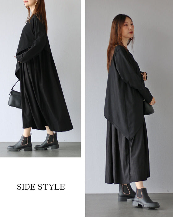 ナナメのススメ　スッキリ見せワンピース