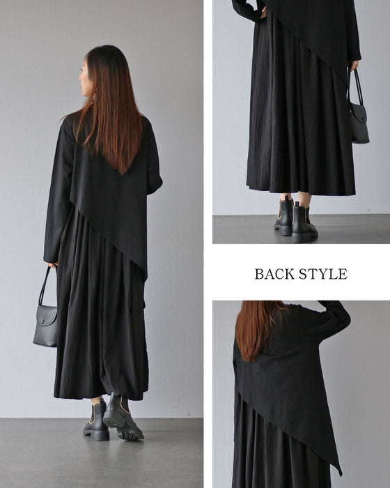 ナナメのススメ　スッキリ見せワンピース