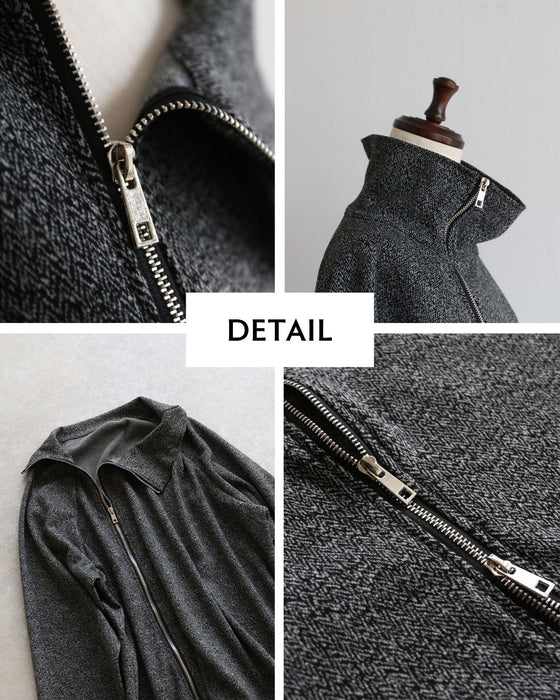 気軽に羽織る ダブルジップアウター