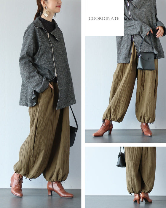 綺麗見えも叶う大人カジュアル アクティブワイドパンツ