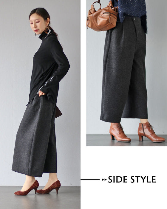 冬の本命　美シルエットの暖パンツ