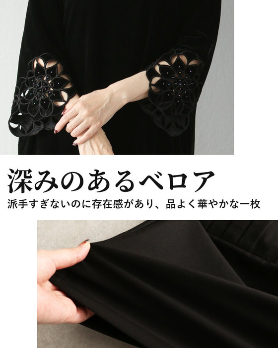 上品な艶に、華やぐ袖　特別な日にこそ着たいワンピース