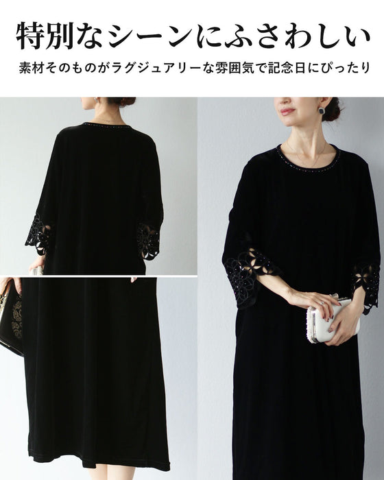 上品な艶に、華やぐ袖　特別な日にこそ着たいワンピース