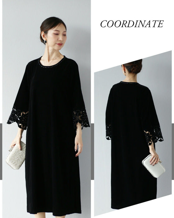 上品な艶に、華やぐ袖　特別な日にこそ着たいワンピース