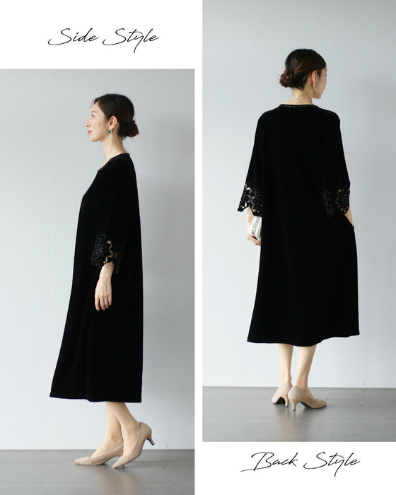 上品な艶に、華やぐ袖　特別な日にこそ着たいワンピース