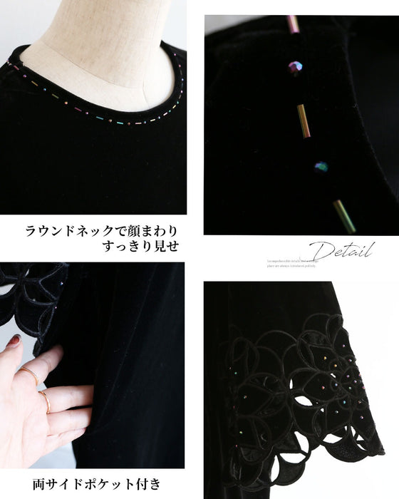 上品な艶に、華やぐ袖　特別な日にこそ着たいワンピース