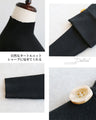曲線の美しさで　品よく魅せるニットワンピース