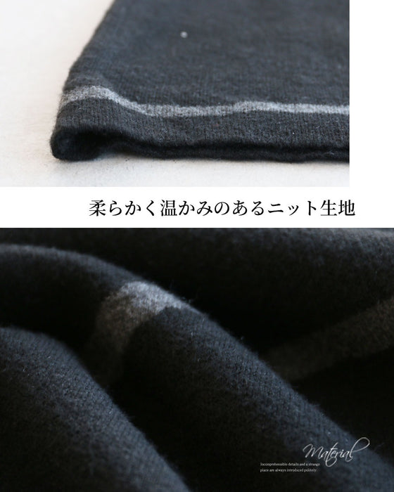 曲線の美しさで　品よく魅せるニットワンピース