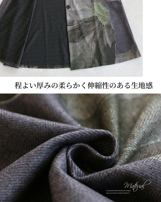 凛とした美しさを　大輪の花をまとう羽織り