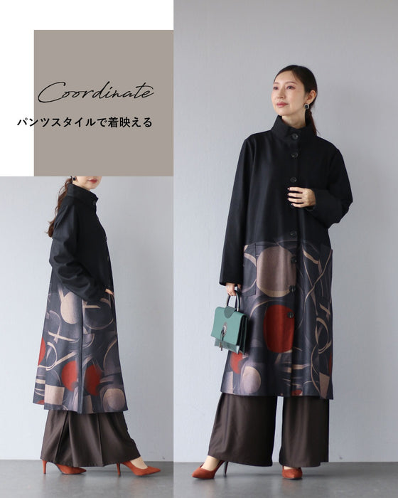 大人の個性に寄り添う　アート柄の羽織り