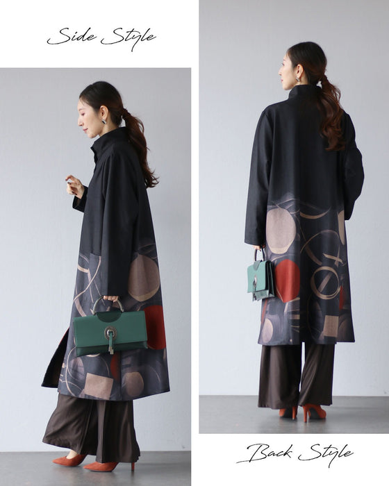 大人の個性に寄り添う　アート柄の羽織り