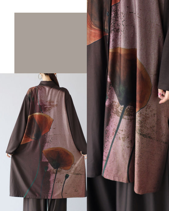 纏う、洗練アート　大人のためのリラクシーセットアップ【set】