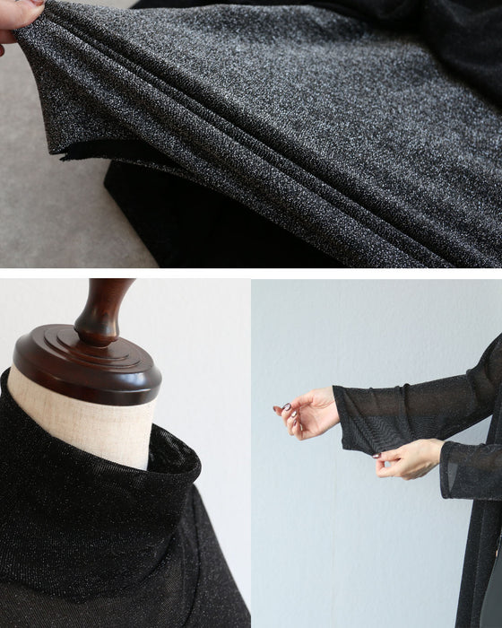 特別な時間へ　煌めきを纏うシアーワンピース