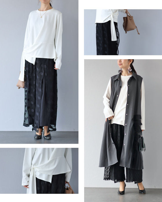 自分らしく、自由に遊ぶ シルエットを操る変形トップス