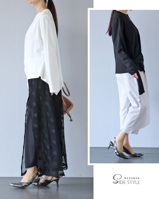 自分らしく、自由に遊ぶ シルエットを操る変形トップス