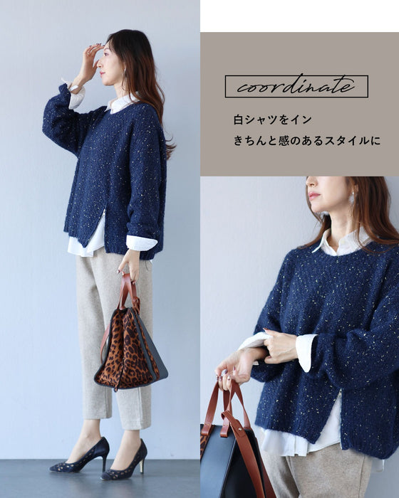 さりげなく光る　大人のための煌めきニット