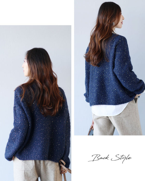 さりげなく光る　大人のための煌めきニット