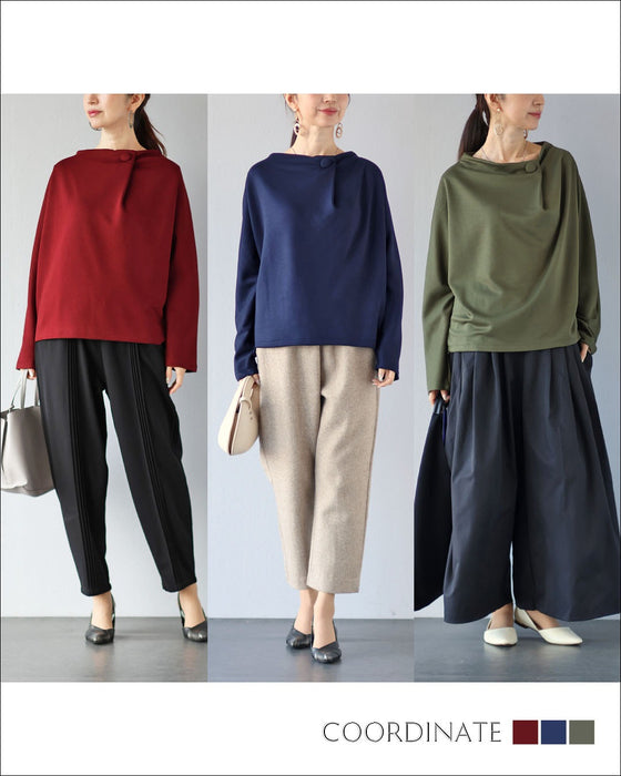 着心地ゆるさら とろみで包む大人の万能トップス