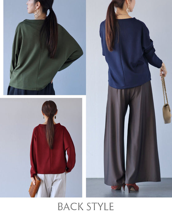 着心地ゆるさら とろみで包む大人の万能トップス