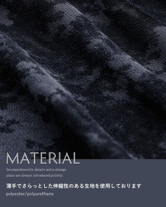 無地では出せない、さりげない存在感。大人のマーブルトップス