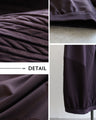 色で魅せるゆとりのある美しさコクーンシルエットパンツ