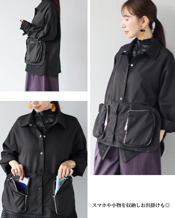 「黒」に奥行きを。バッグが描く、漆黒の立体美