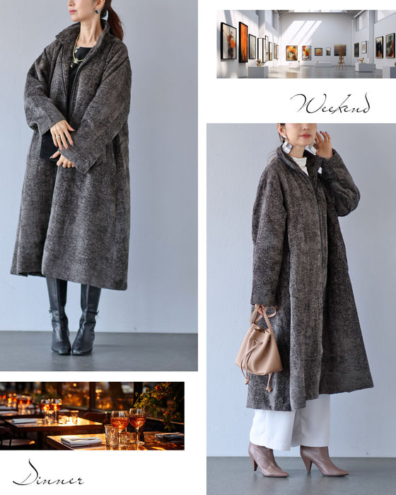 さっと羽織って、すぐキレイ　大人の為の万能ロングコート