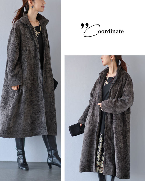 さっと羽織って、すぐキレイ　大人の為の万能ロングコート